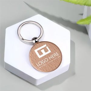 Promo Round Wooden Key Holder