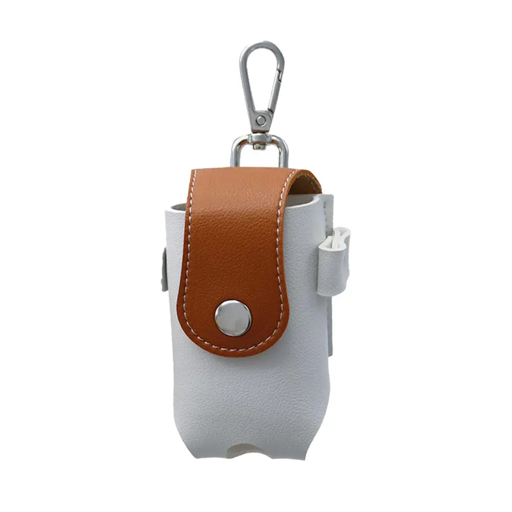 Brown Promo Golf PU Leather Belt Bag With Keychain Brown Promo Golf PU Leather Belt Bag With Keychain