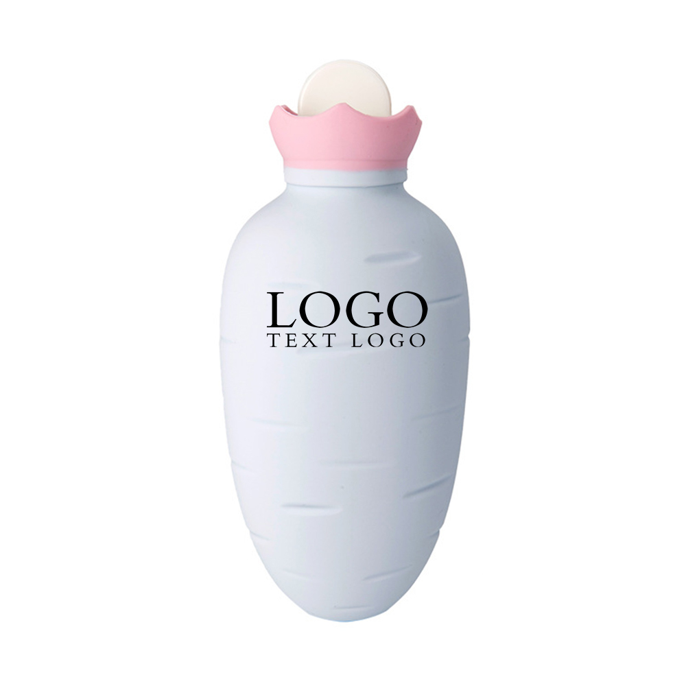 Carrot Shape Hand Warmer for Pain Relief Gray Logo