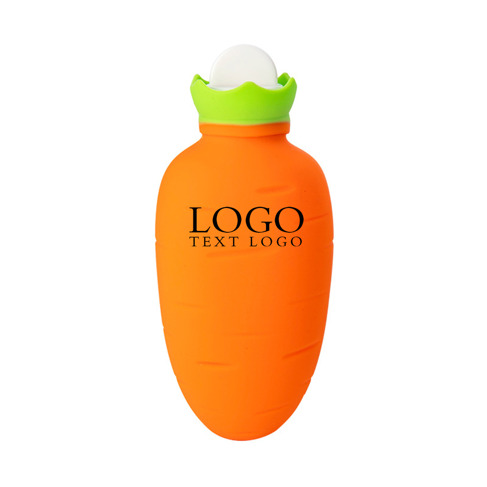 Carrot Shape Hand Warmer for Pain Relief Orange Logo 