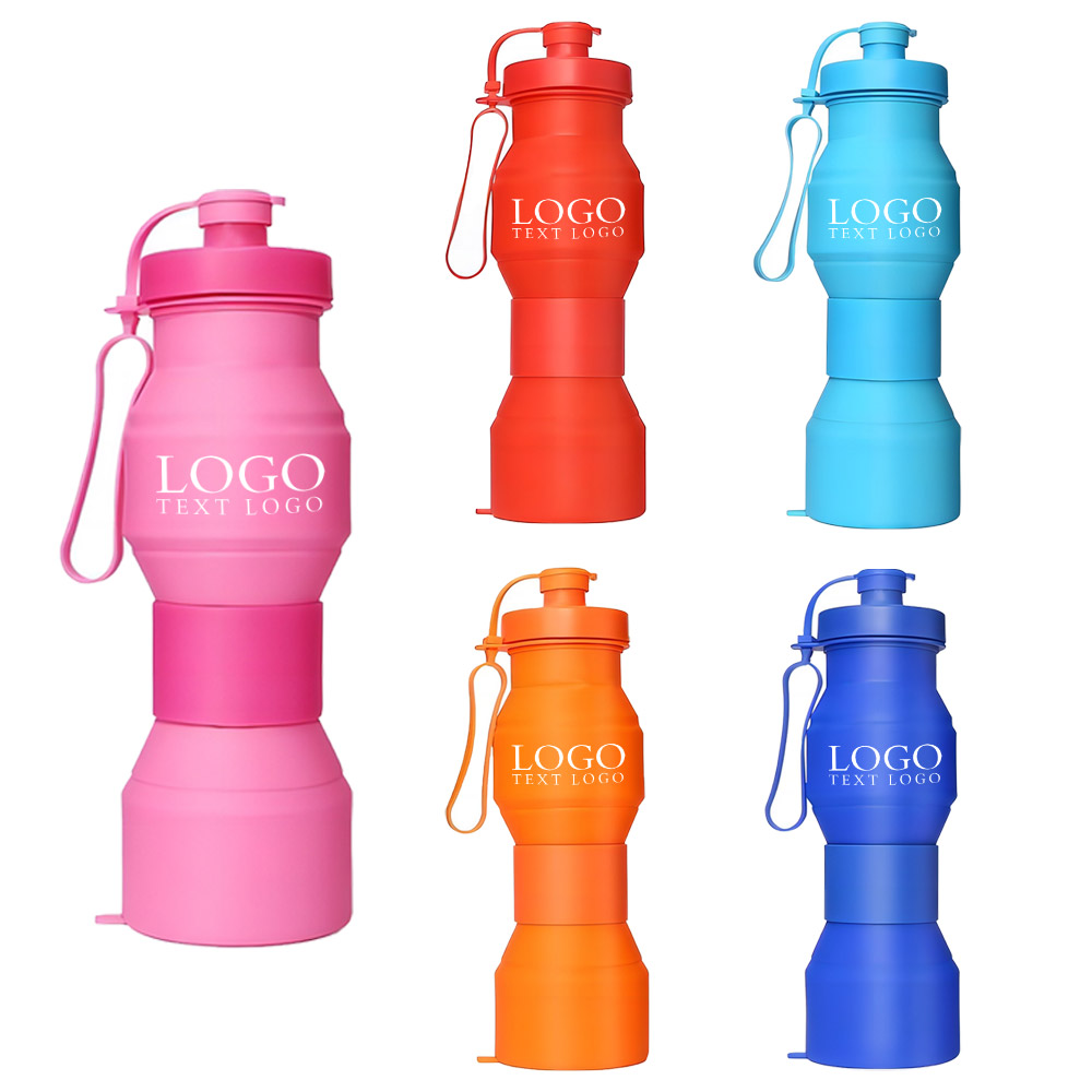 Foldable Sports Water Bottles with Handle Group