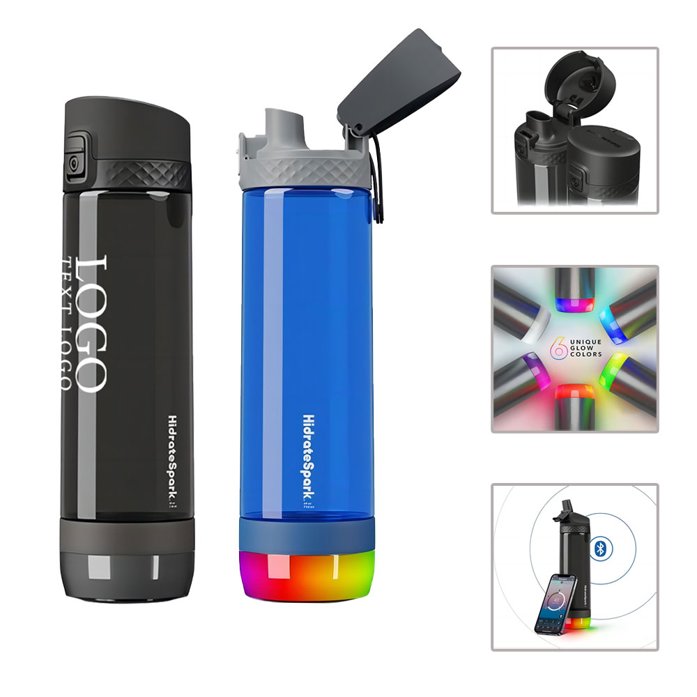 HidrateSpark Pro 24 oz Water Bottle With Chug Lid Group