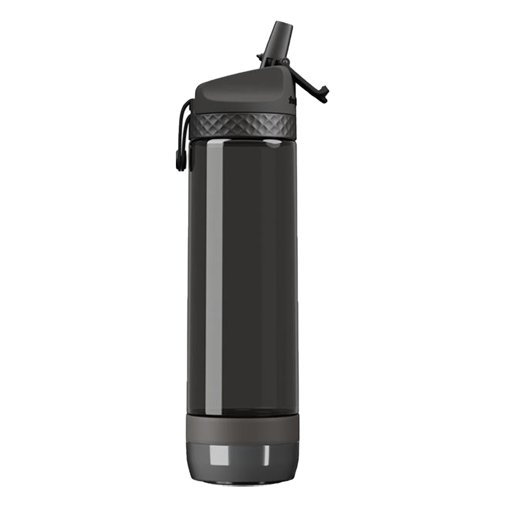 HidrateSpark Pro 24 oz Water Bottle With Straw Lid Black Blank