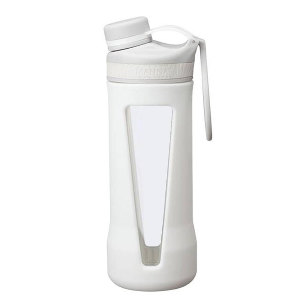 Manna 20 oz Ranger Glass Bottle White Blank