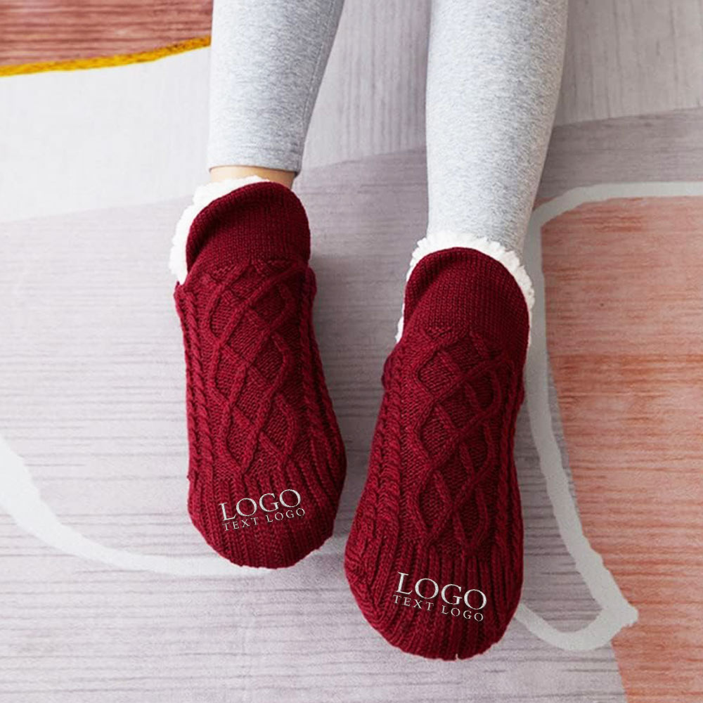 Personalized Indoor Non-slip Thermal Socks