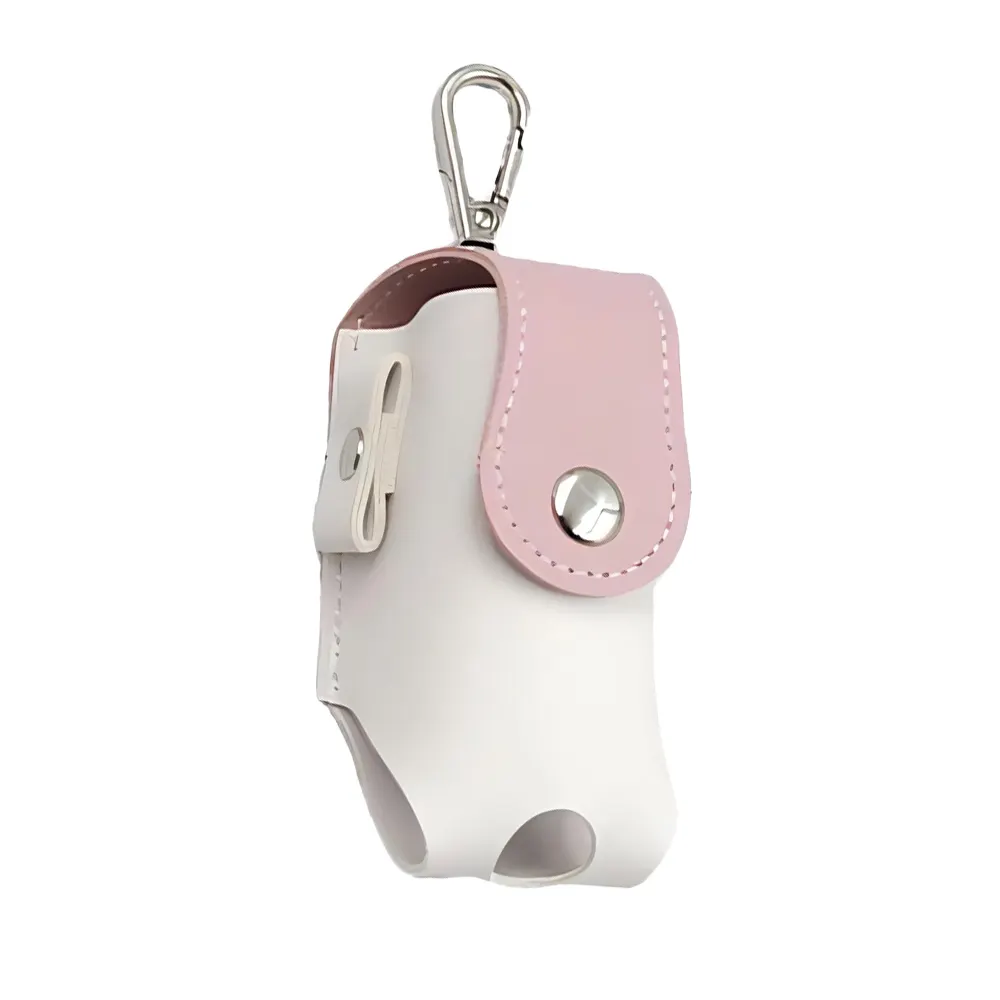 Pink Promo Golf PU Leather Belt Bag With Keychain Pink Promo Golf PU Leather Belt Bag With Keychain
