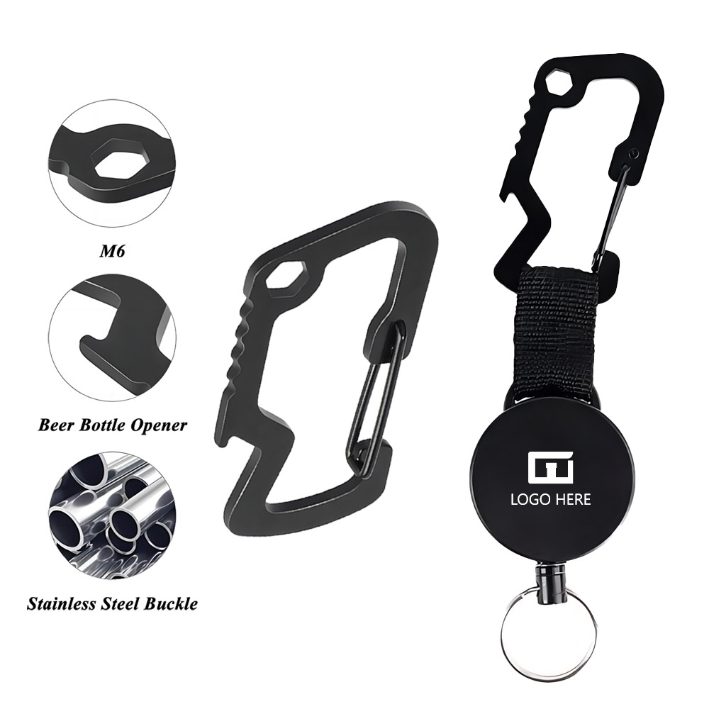 Promo Badge Holder Reel With Multi Knife Clasp Group