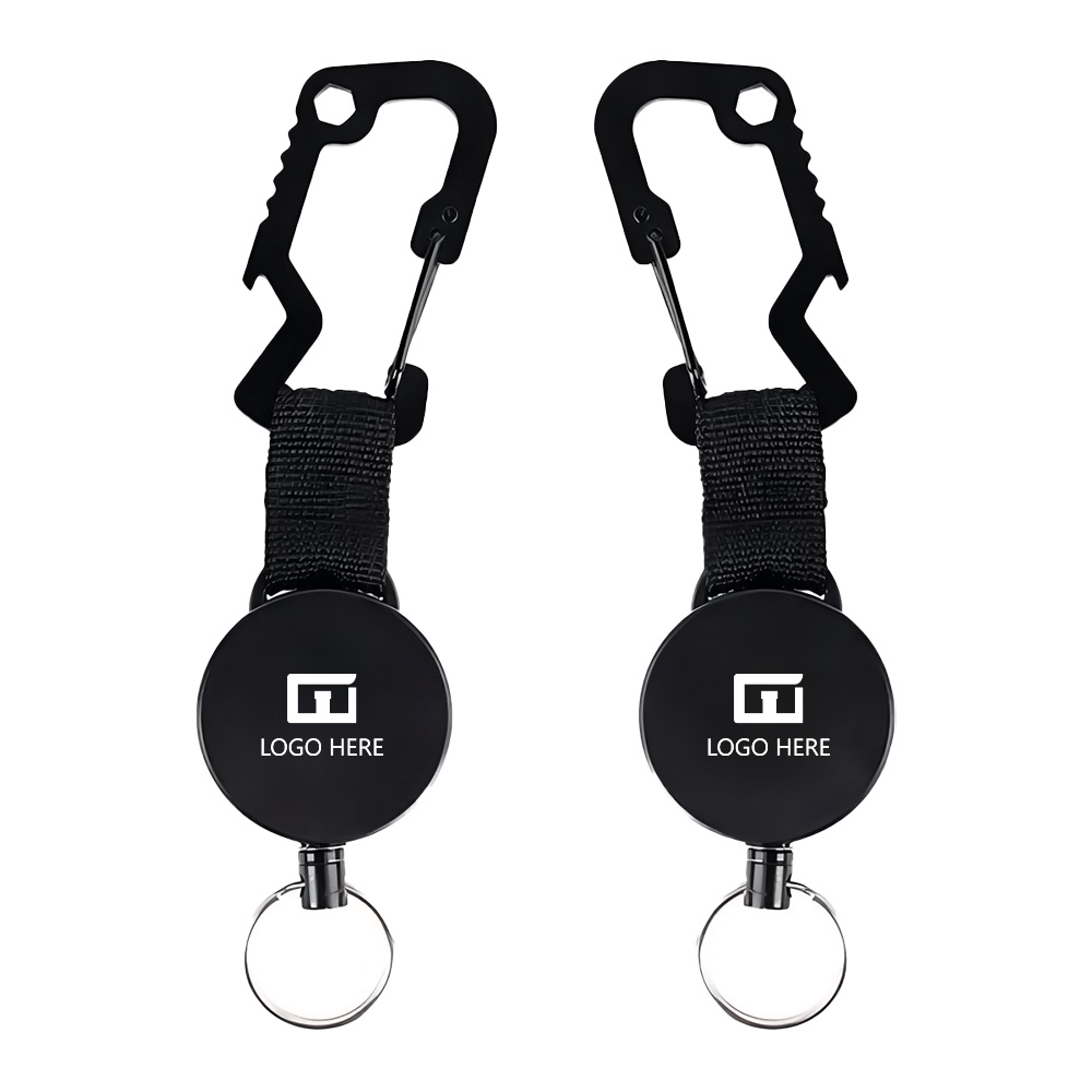 Promo Badge Holder Reel With Multi Knife Clasp With Logo