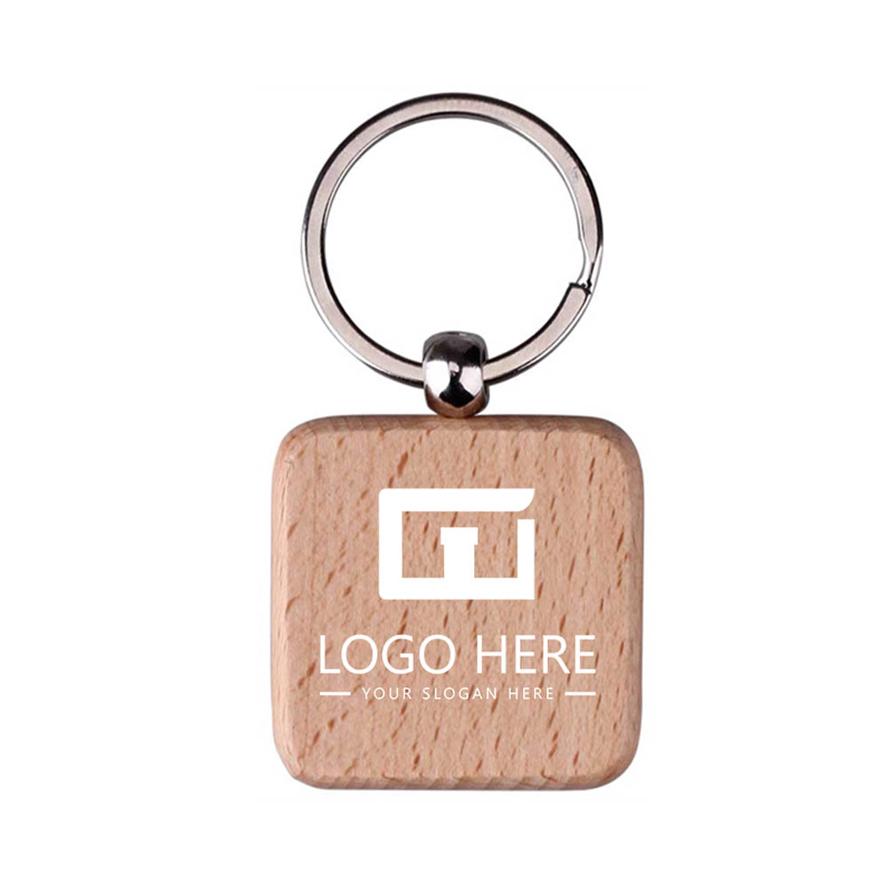 Promo ECO Friendly Wooden Key Holder With Logo