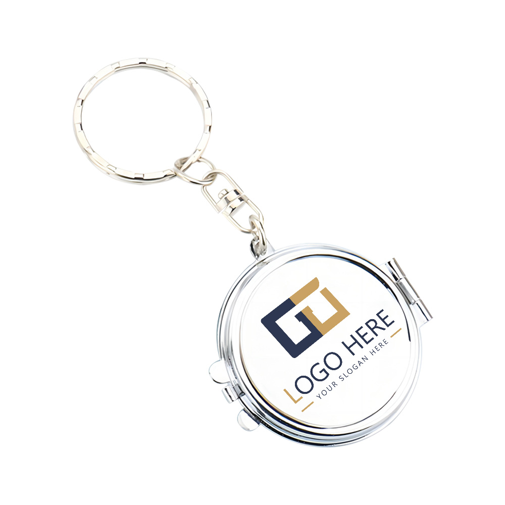 Promo Mini Mirror Key Ring With Logo
