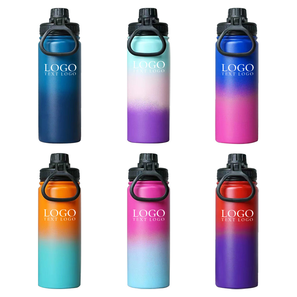 Rainbow Vacuum Insulated Stainless Steel Water Bottle Group