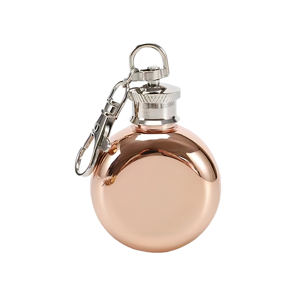 Rose Gold Promo Keychain Flask