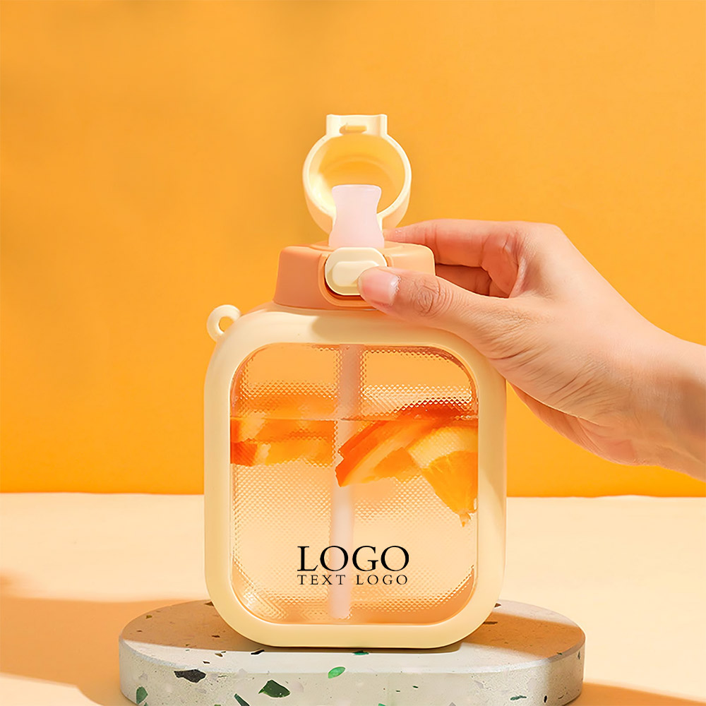 Cute Water Bottles with Straw L