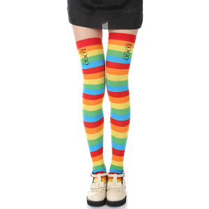 LGBT Gay Pride Colorful Long Striped Socks