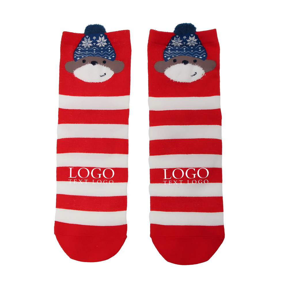 Christmas Cotton Socks Multi Color 2 With Logo