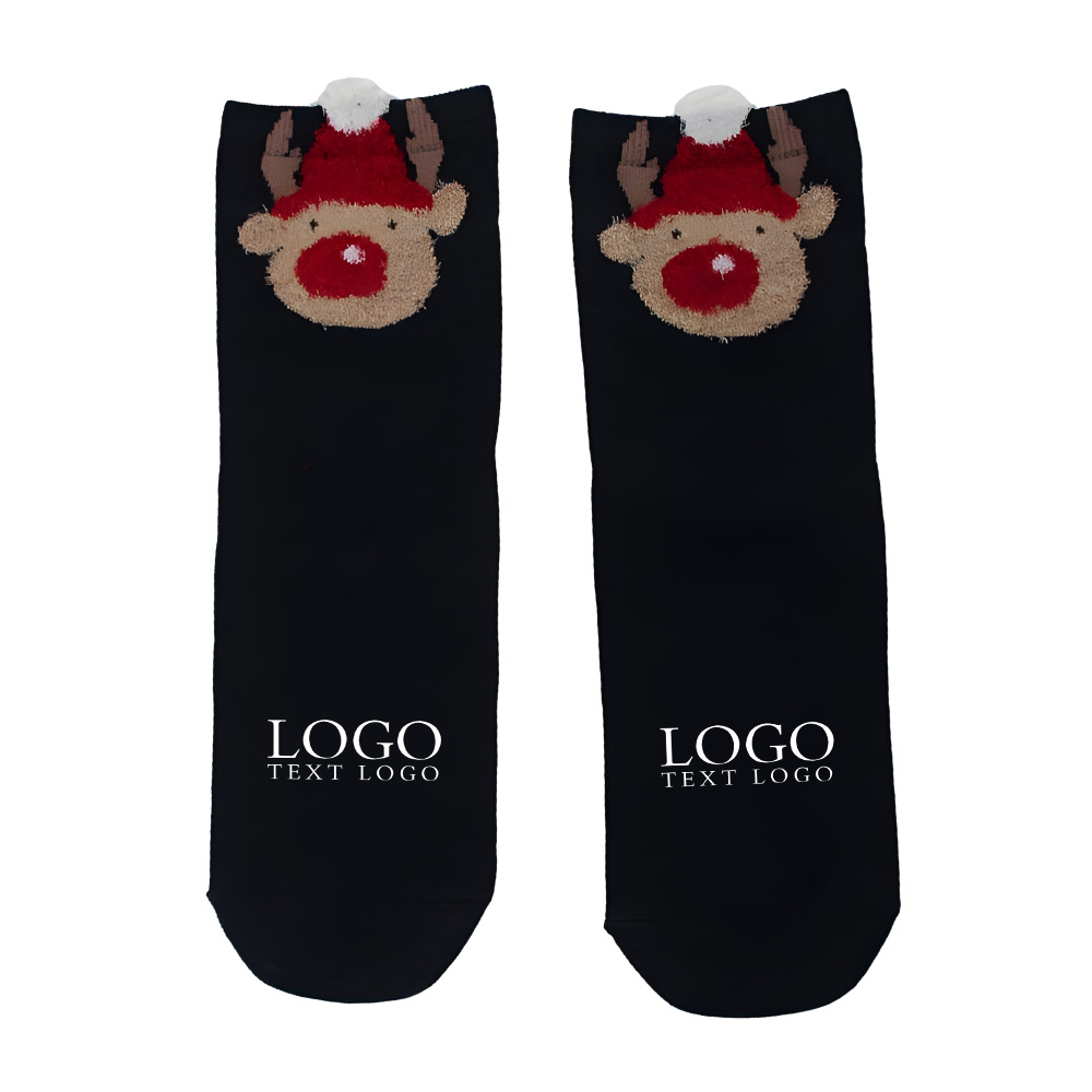 Christmas Cotton Socks Multi Color 6 With Logo