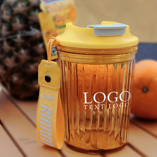 Colored Vertical Stripes Plastic Coffee Mug