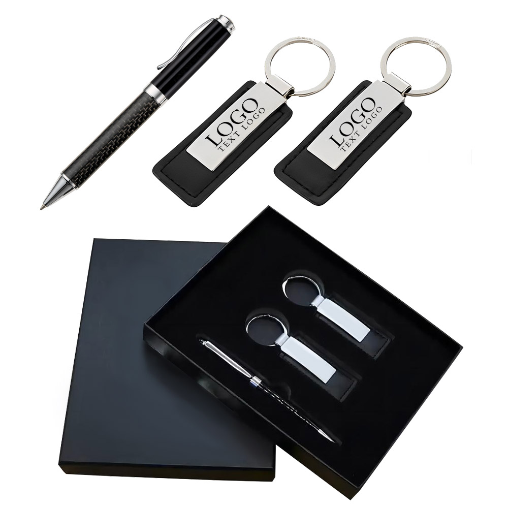 Key Fobs and Executive Pen Box Set LOGO