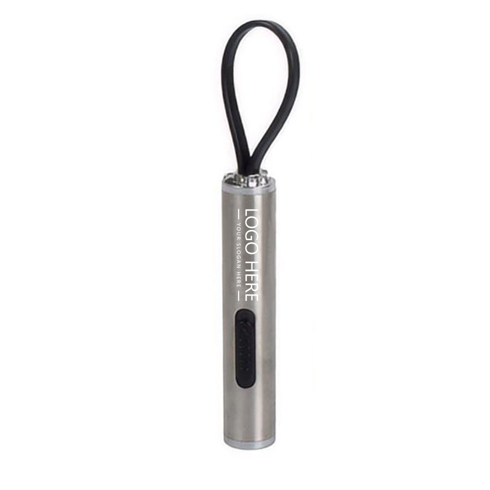 Promo 2 in 1 UV Flashlight Keychain Mini Money Detector With Logo