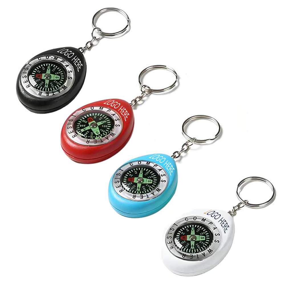 Promo Oval Compass keychain Group
