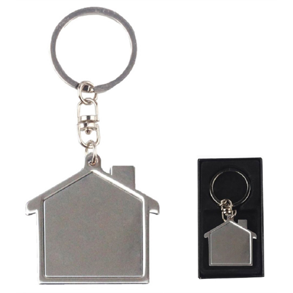 Silver Promo Chrome metal key holder with Gift Case