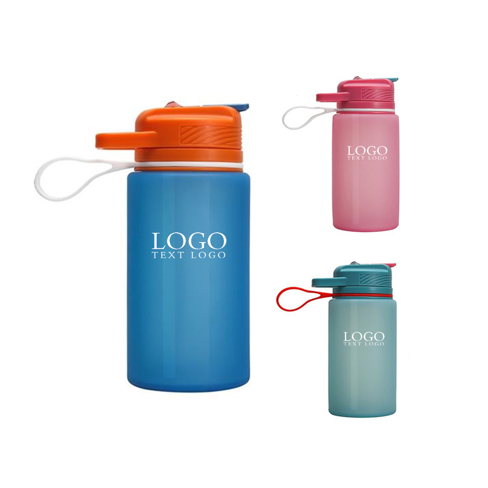 Outdoor Portable Collapsible Water Bottle Group Logo