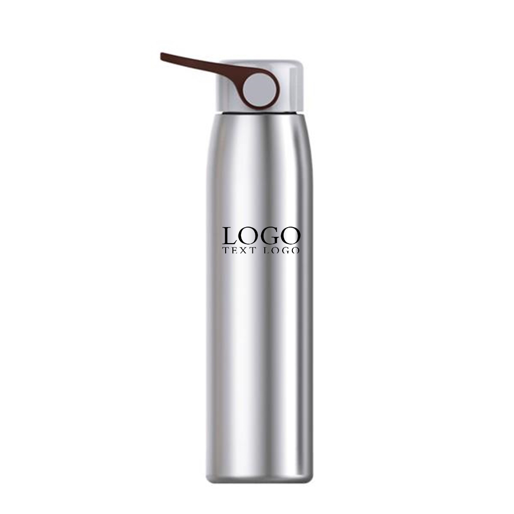Stainless Steel Thermos Sliver  Logo