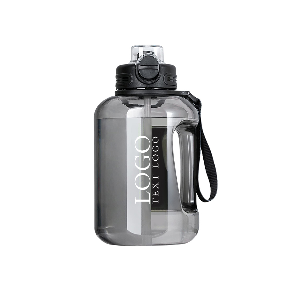 BPA Free Water Jug Black Logo