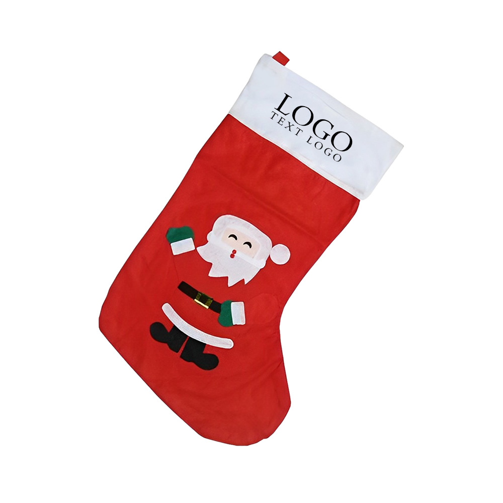 Christmas Stocking Decorations Logo  Red