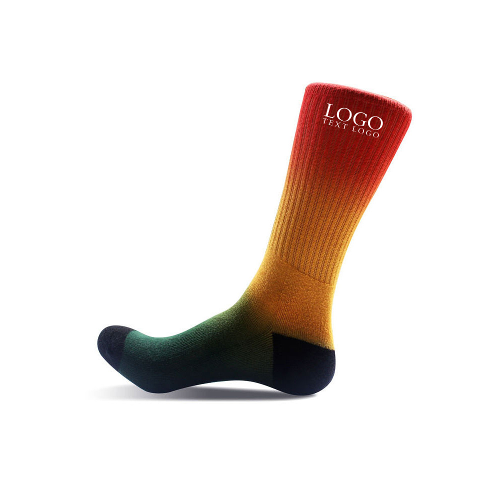 Colorful Warm Stocking Orange Logo