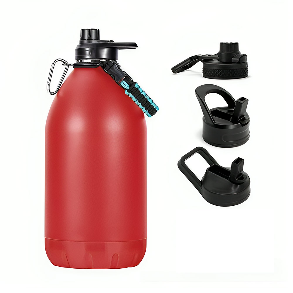 Double Wall Vacuum Insulated Water Bottle Red
