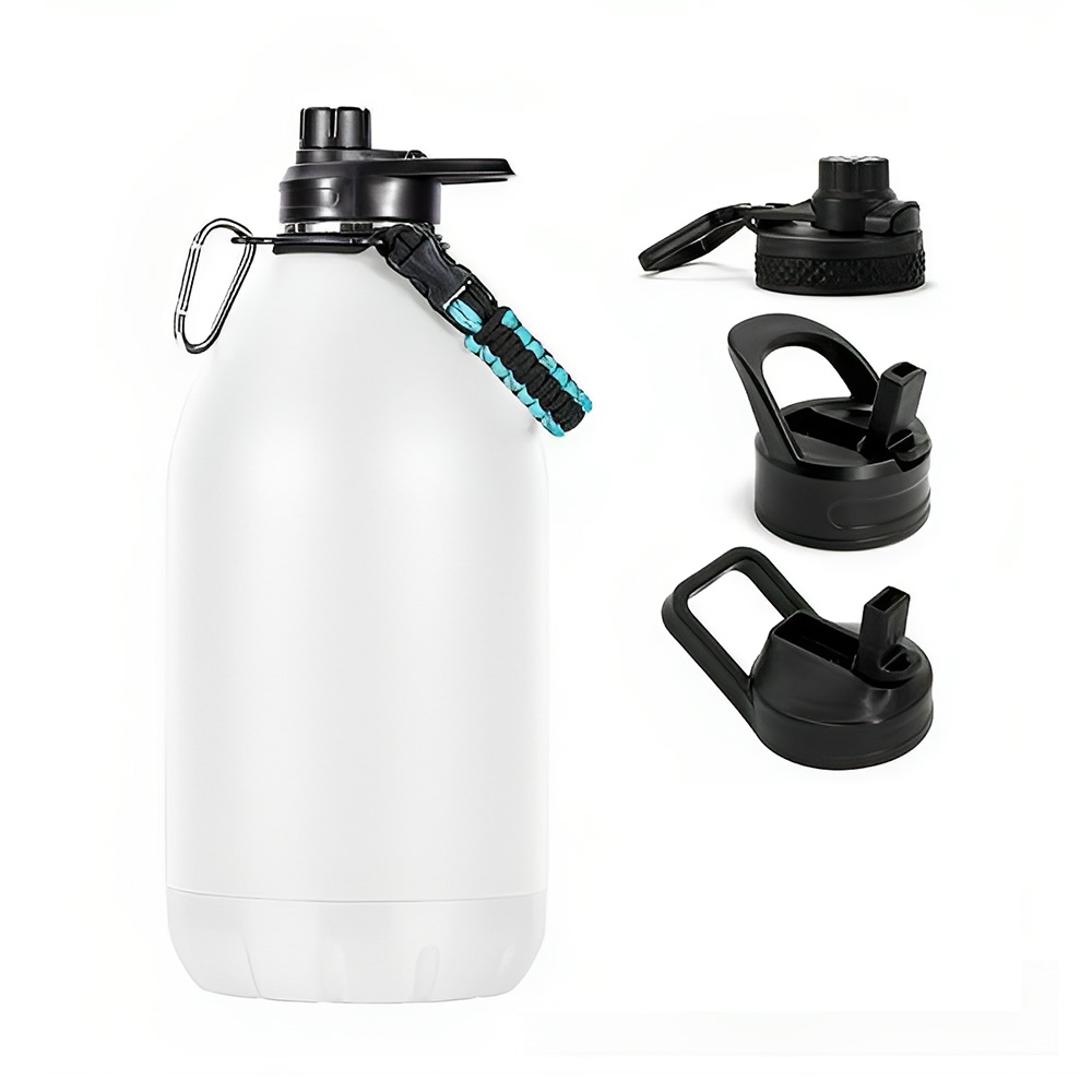 Double Wall Vacuum Insulated Water Bottle White