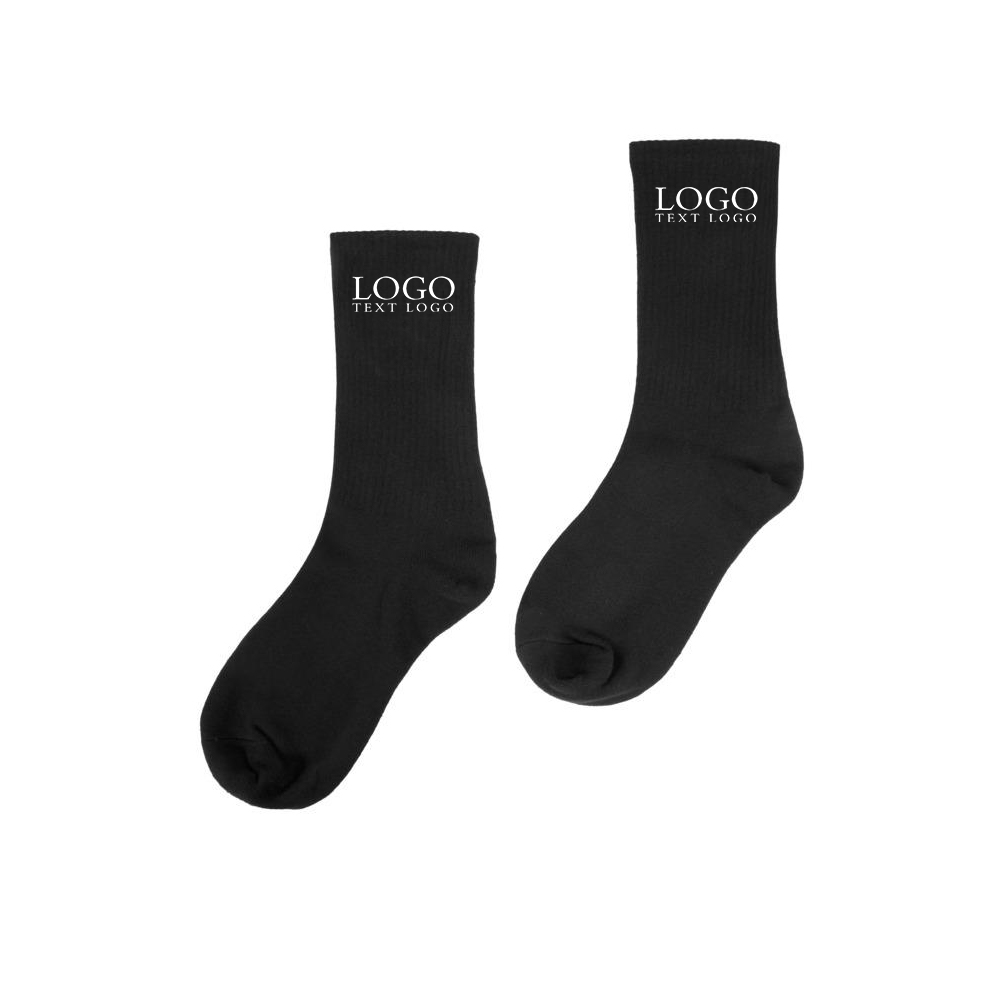 Non-slip Socks Black Logo