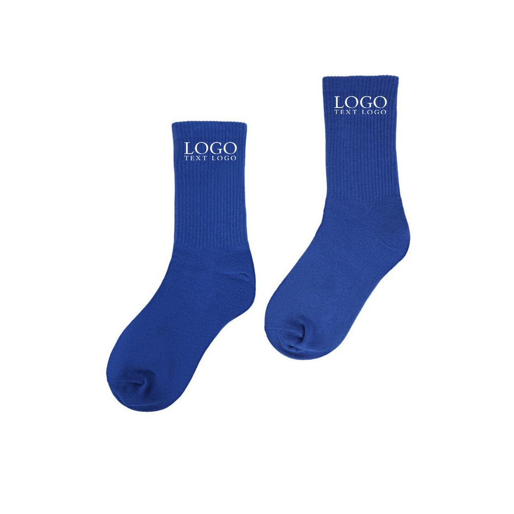 Non-slip Socks Blue Logo