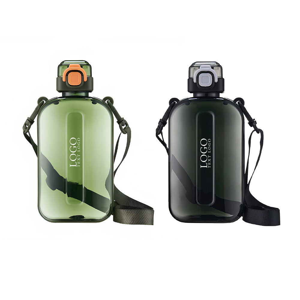Portable Leak Proof Square Water Bottle with Strap Group