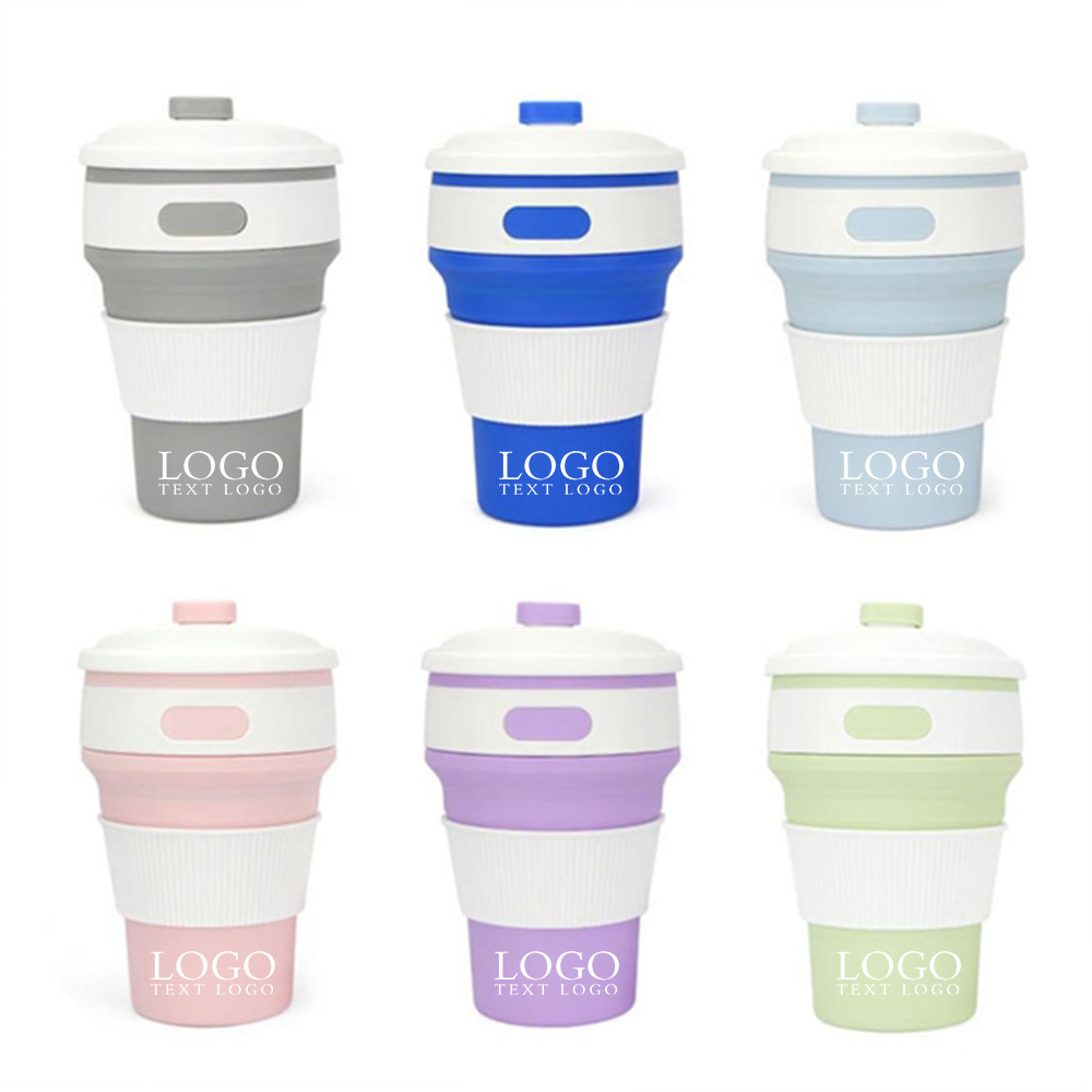 Silicone Collapsible Travel Bottle Logo Group