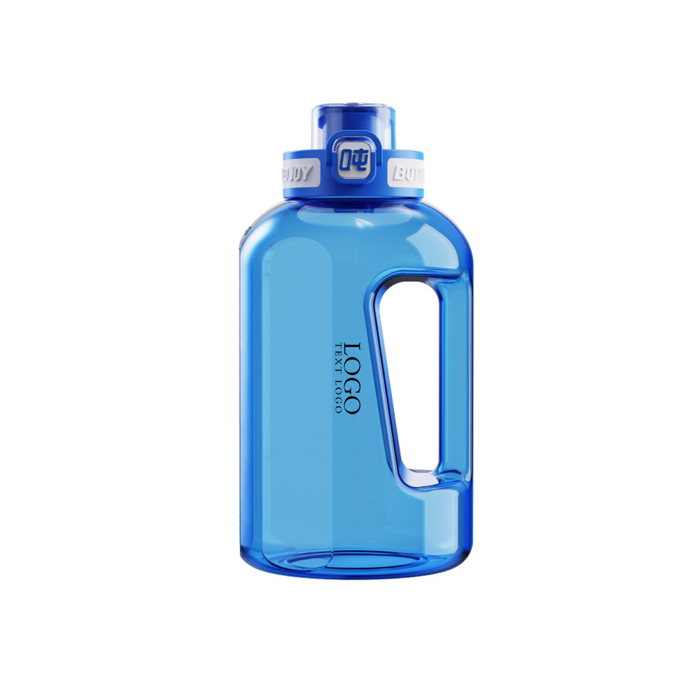 Water Jug Large Sport Bottle Blue Logo