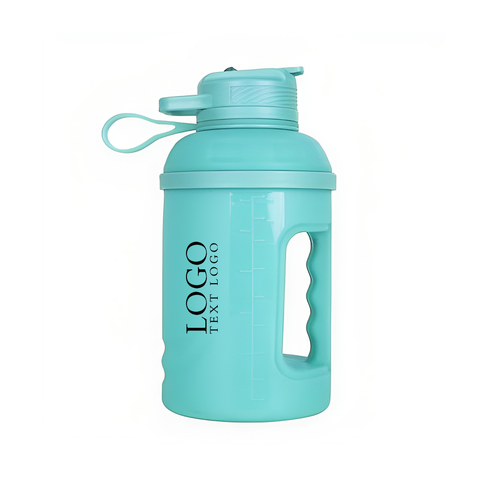 Water Jug Large Sport Bottle Green Logo