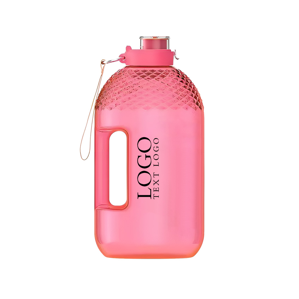 Water Jug Large Sport Bottle Pink Logo