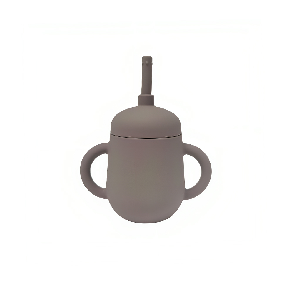 Baby Silicone Drinking Cup Brown