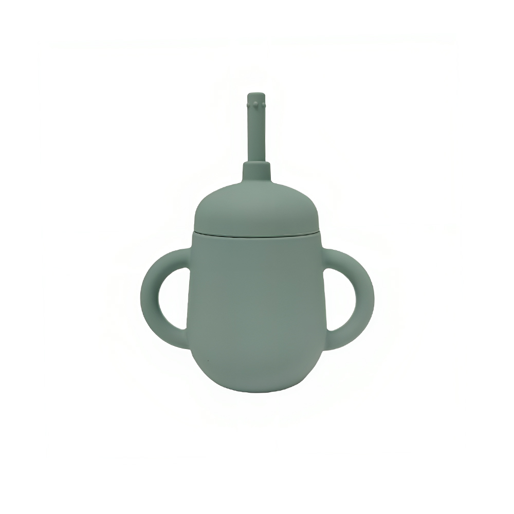 Baby Silicone Drinking Cup Green