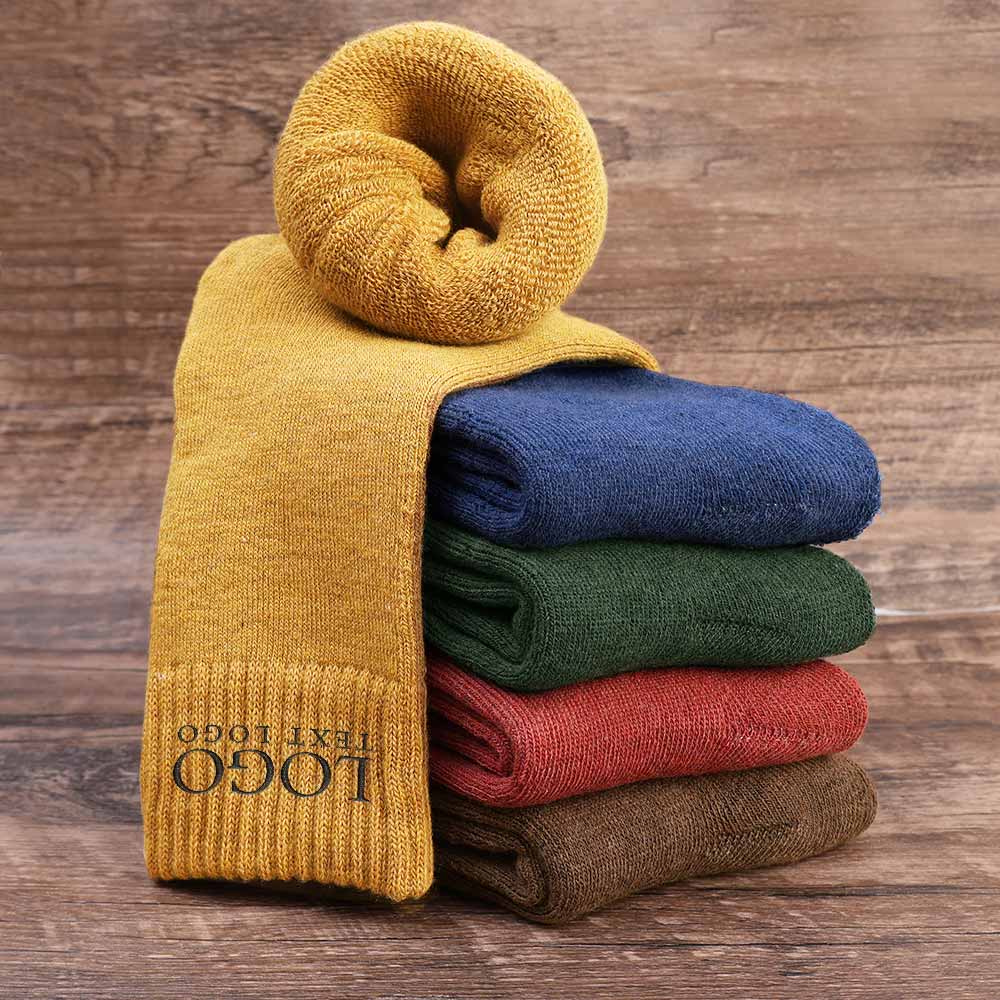Comfortable Winter Wool Knit Socks