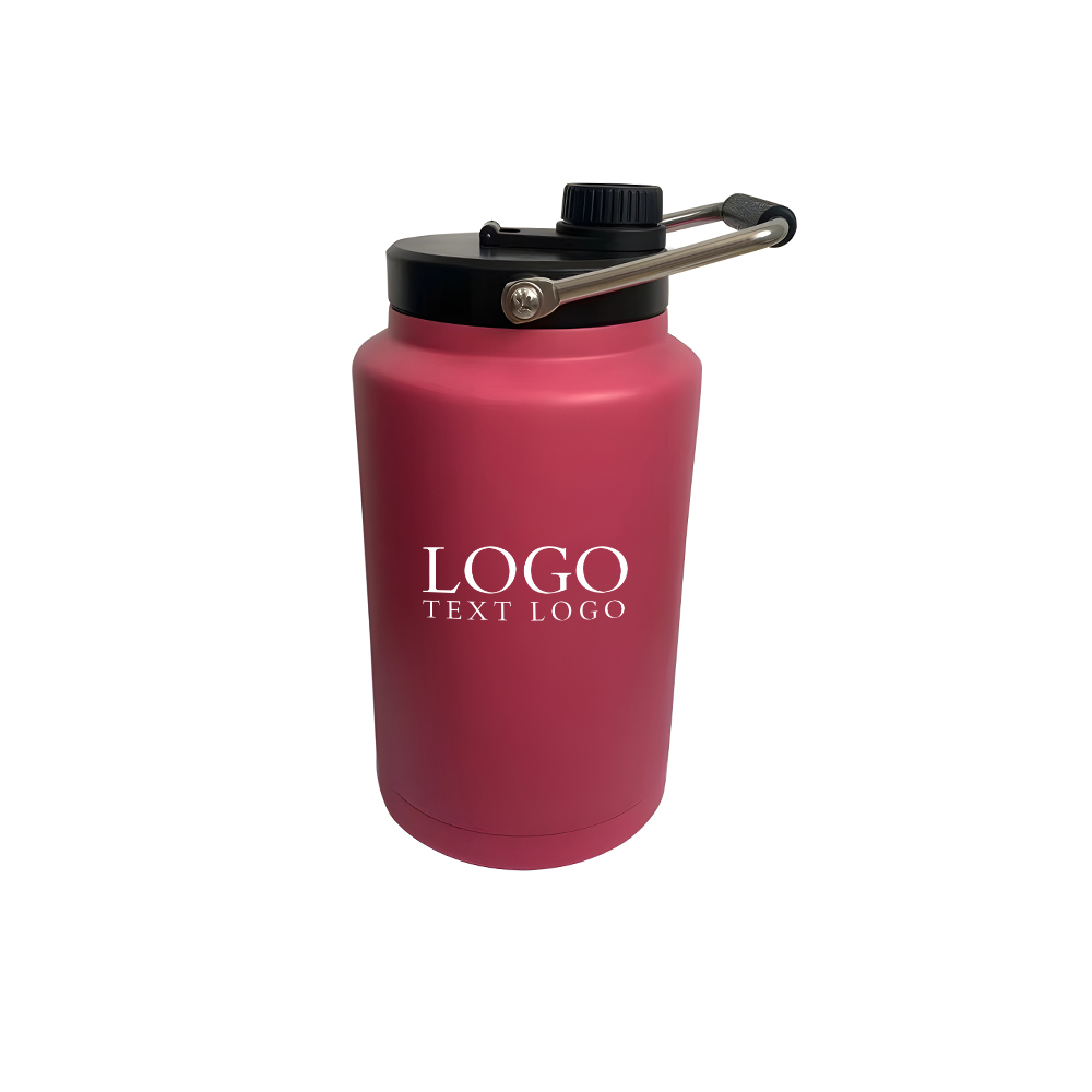 Double Wall Vacuum Insulated Water Bottle Red Logo