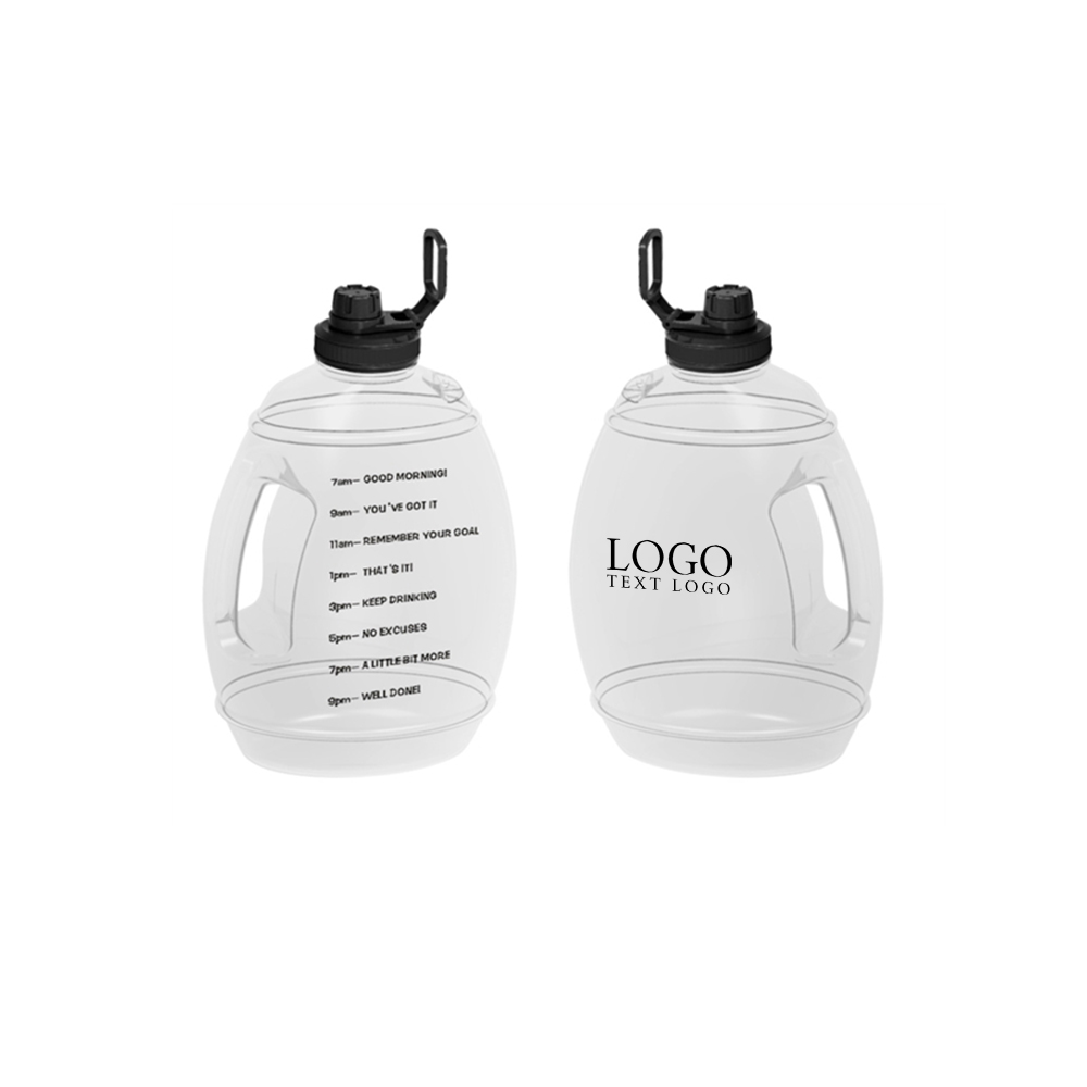 Gallon Large Capacity Bottle White Logo