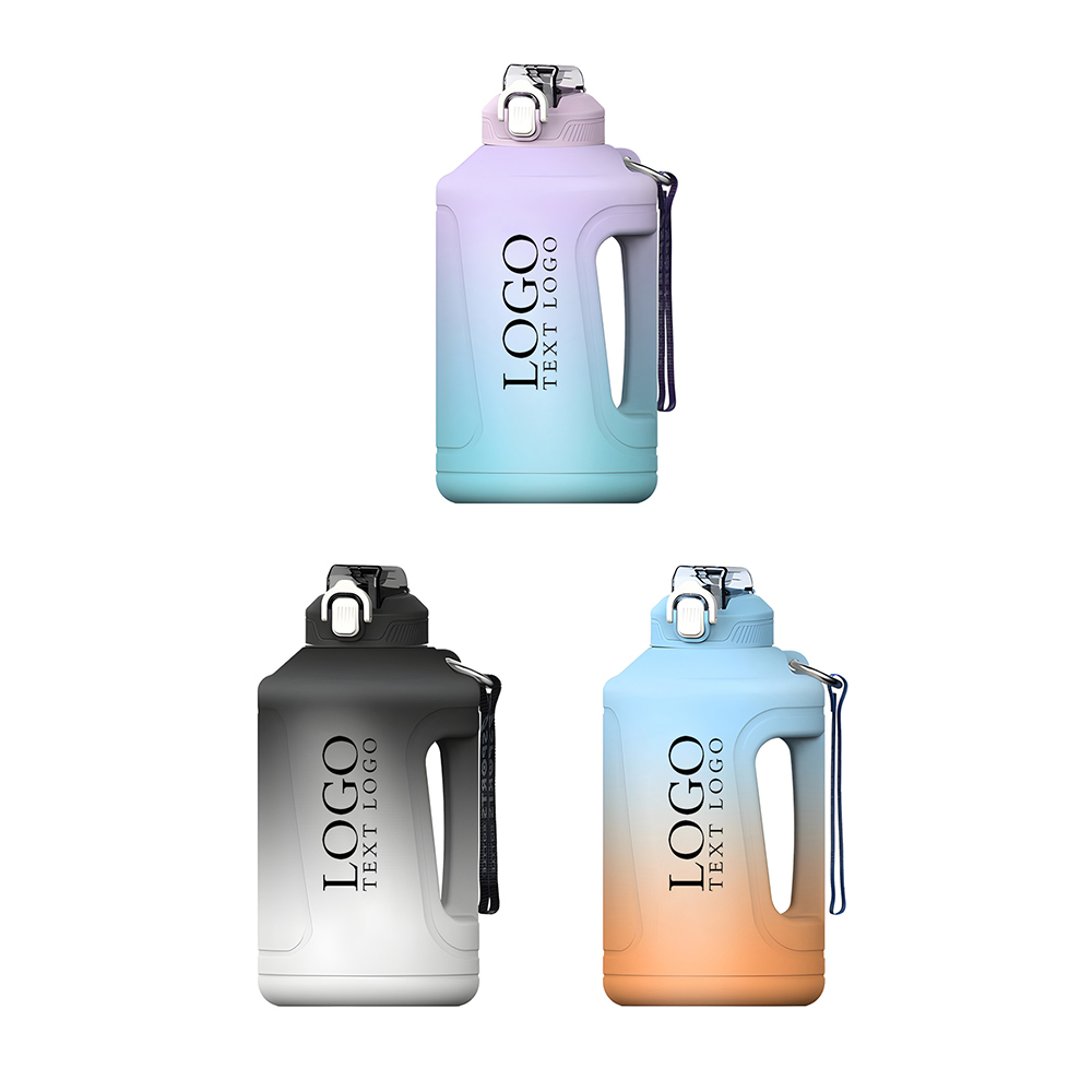 Large Capacity Gradient Gallon Water Bottle Group