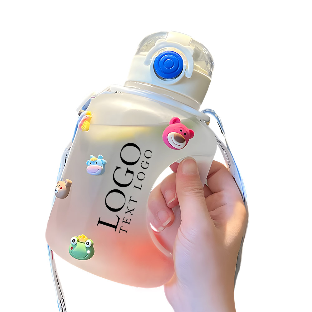 Large Capacity Portable Plastic Bottle Logo