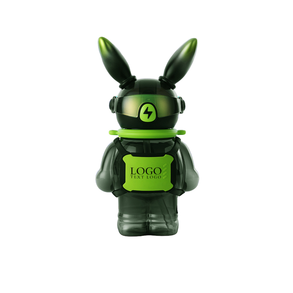 Leakproof Plastic Water Jug Black Logo