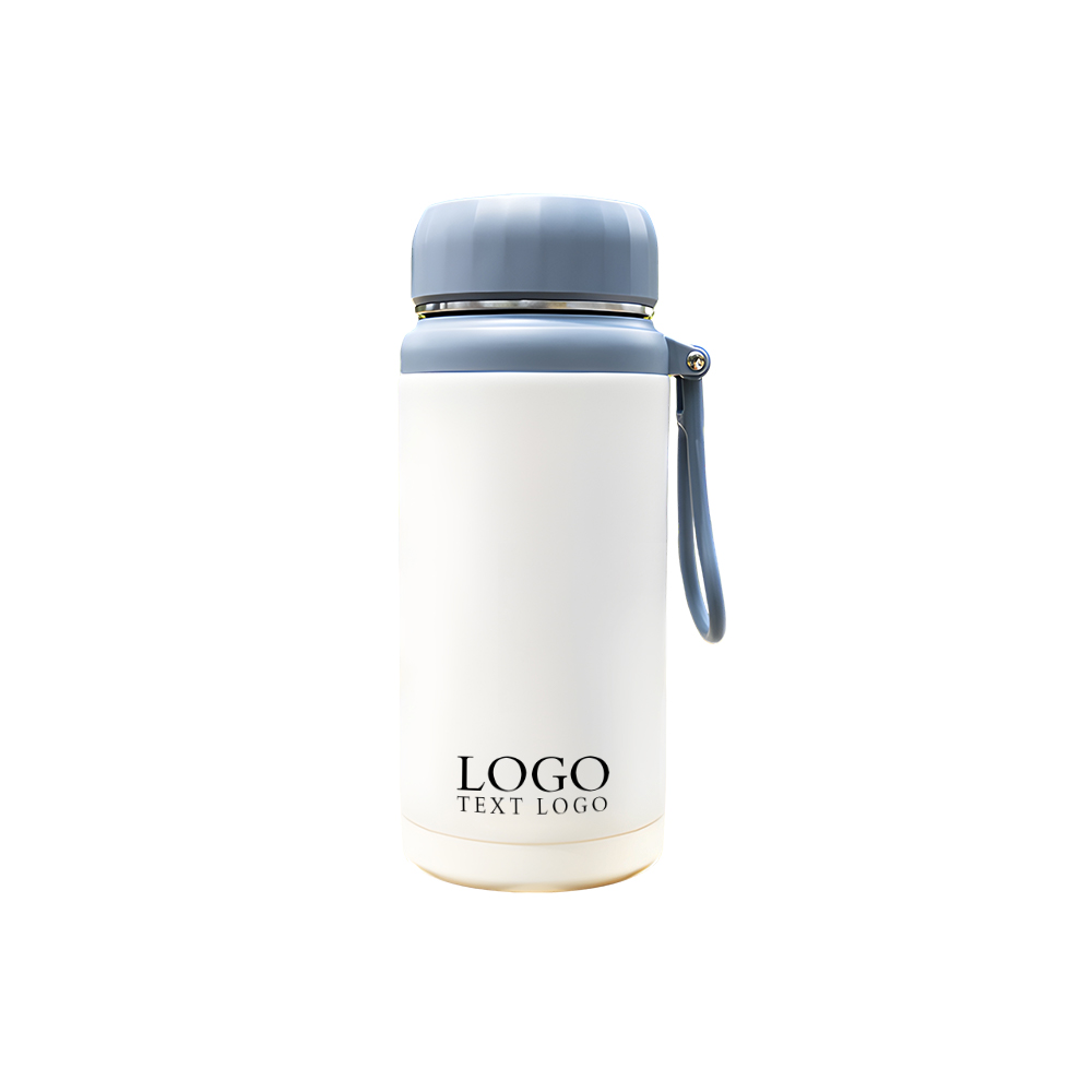 Outdoor Portable Thermos Bottle White Logo