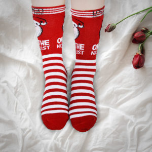 Custom One-of-a-kind Warm Christmas Cotton Socks
