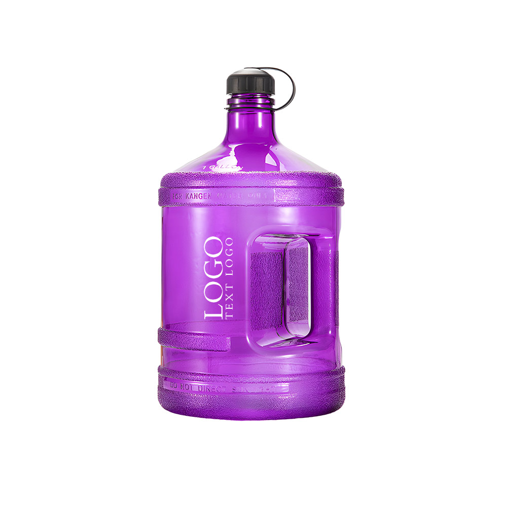 Portable Water Container Purple Logo